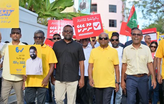 MDP ge thuhumathu: Beynunvaa inthiaabehgai ekani votr lumuge ihuthiyaaru dhenee vote ge sirrukan gehlluvaalan 