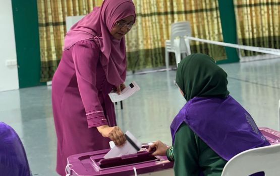 Raeesuljumhooriyyaage anbikanbalun First Lady Saajidhaa Mohamed vote lavvaifi
