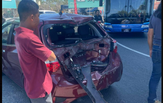 Male' gai hingi nurahkaa theri accident eh gai zuvaanakah serious aniyaathakeh libi faruvaa dhenee