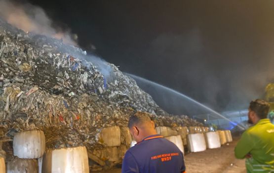 Thilafushi WAMCO site gai ravi alifaan nivvaalevunee 4 gadi irun