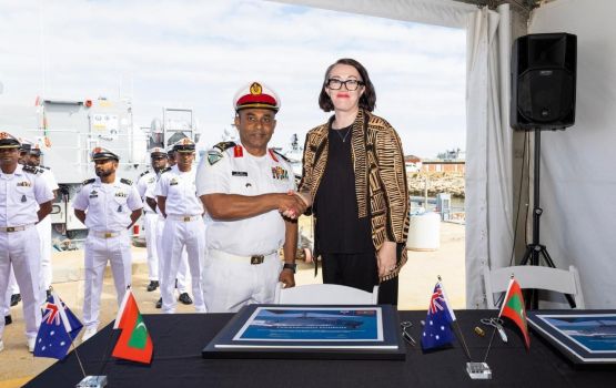Australia sarukaarun hadhiyaakuri petrol boat aa MNDF in havaaluvehjje 