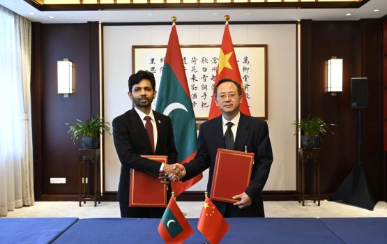 China ge ehee aaeku Male' ga 500 housing unit alhanee