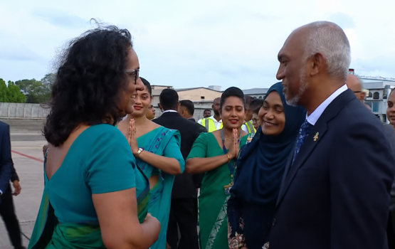 Raees Muizzuge dhe kanbalunnah Lanka in raiy dhoolaige hoonu maruhabaaeh