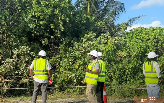 Addu link road tharaggee kurun: Survey nimmaa magu hedhumah beynunvaa saamaanu fonuvaifi 