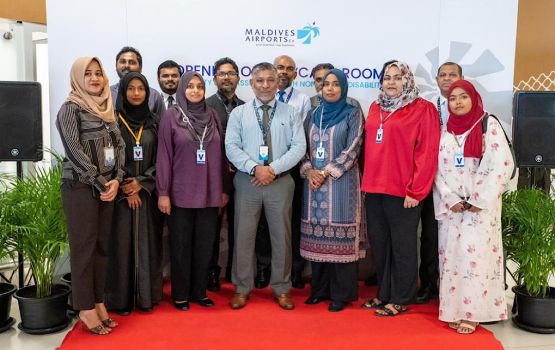 VIA gai non visible disabilities hunna faraihthakah haassa 'calm room' eh hulhuvaifi