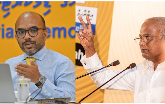 Ameer ge thuhumathu thah dhogu kurahvaa Nasheed aa massala jehunu aslu sababu Solih haama kurahvaifi