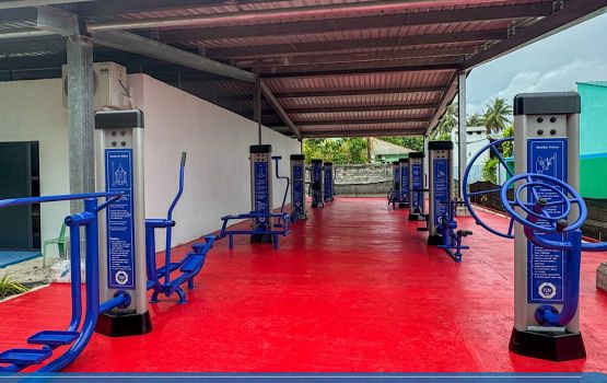 Kinalhohu outdoor gym ge masaihkaih MTCC in nimmaalaifi 