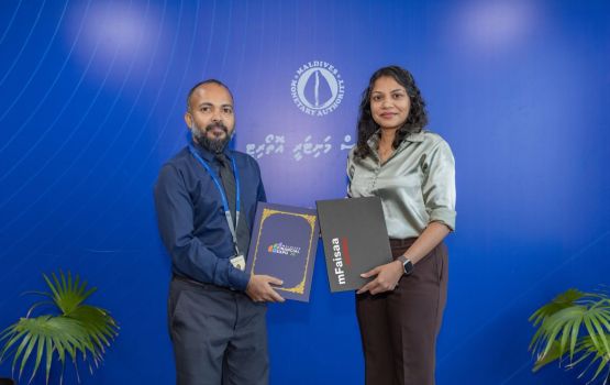 Maldives Financial Expo 2026 ge partner akah Ooredoo Maldives hamajassaifi