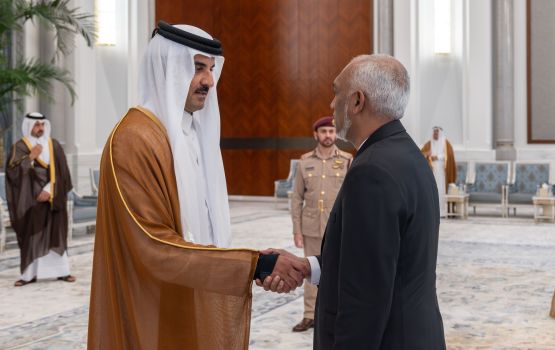 Qatar ge Emir aai raees Muizzu bahdhalu kuravvaifi 
