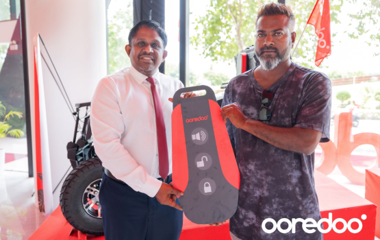 Ooredoo hingaa promotion ge thinvana naseebuveriakah Ali Shareef