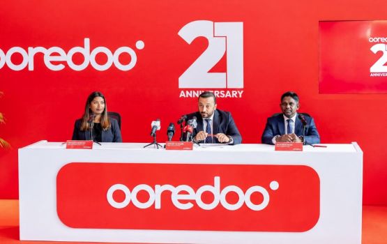 REPORT: Raajjeyge muvaasalaathee chart badhalukohlli Ooredoo: 21 aharaaeku kuriah