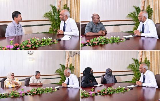 Rayyithunge shakuvaa raeesah, flat thah kuyyah dhiunaaim wheel chairgai miskithah nuvahdhaa massala!