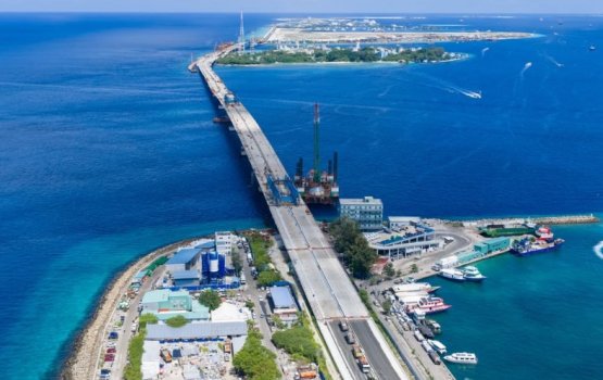 Thilamalé bridge connected to Villimalé,