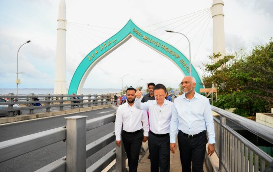 President labels China-built bridge as more than infrastructure