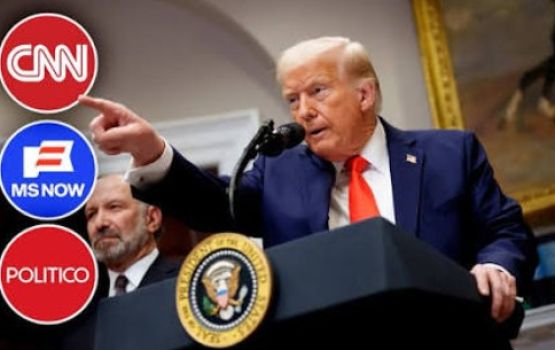 Whitehouse ah vanun manaakuri CNN, MS NOW, Politico in Trump sarukaaraa dhekolhah court ah