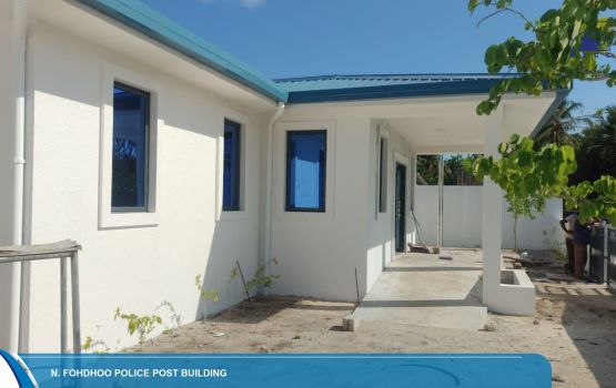 Fohdhoo police post imaaraih kurumuge mashroo ge 82 insahtha masaihkaih nimmaalaifi 