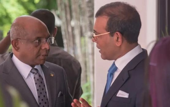 Eagle Hills massalaigai MDP in echeh bunan Nasheed dhekolhu