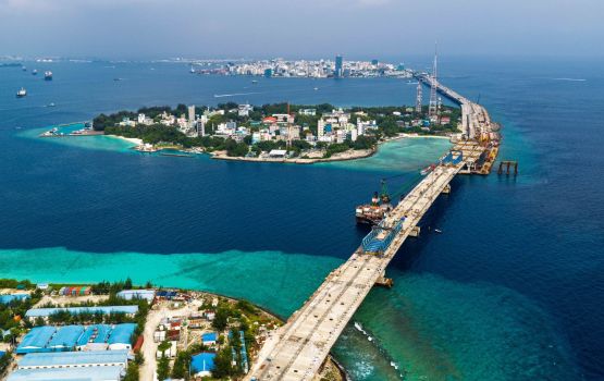 Villimale' aai Gulhifalhu bridge in gulhaalaifi 